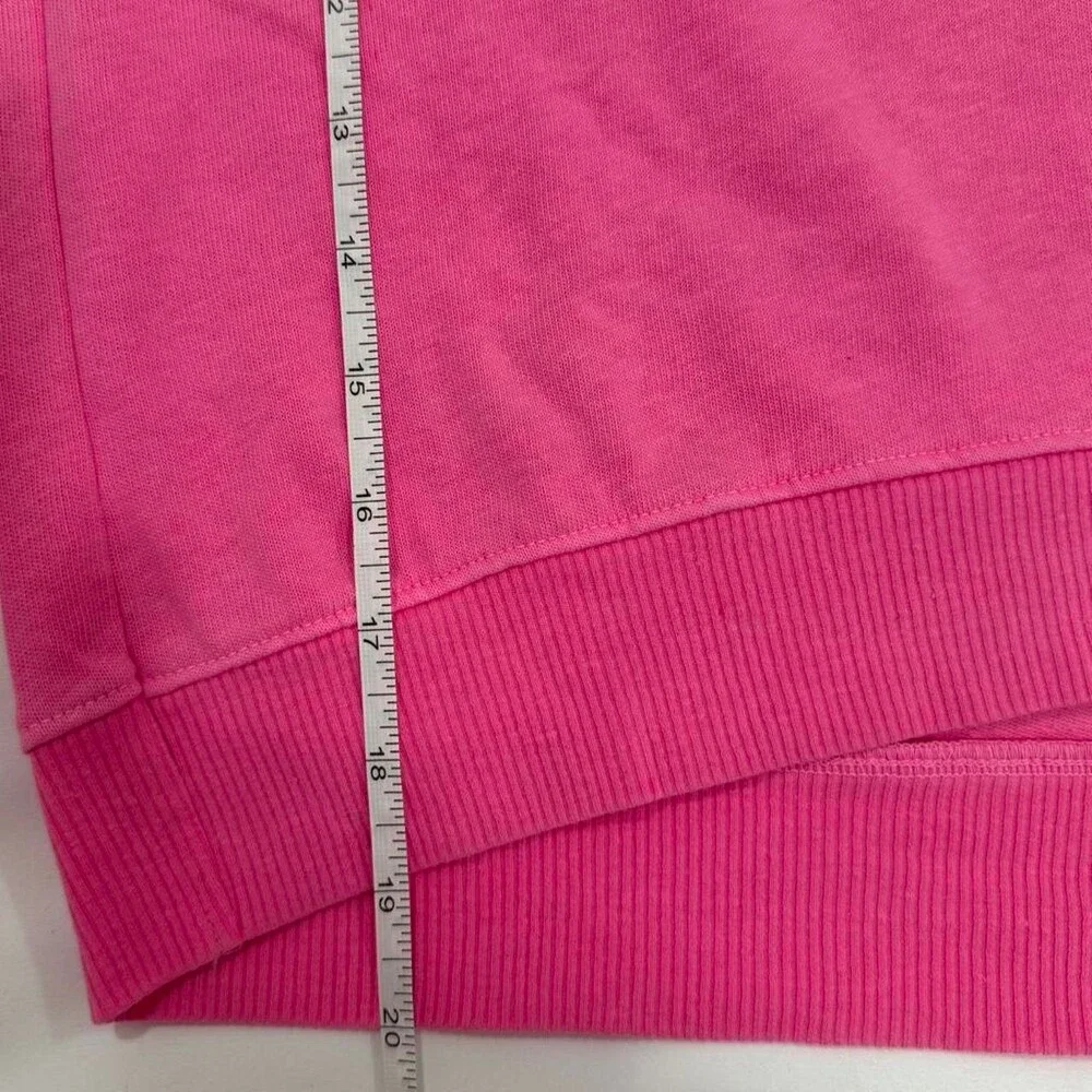 NWOT Sundry 78åÁ Crop Sweatshirt Pigment Neon Pink | Size 1 - Picture 8 of 8